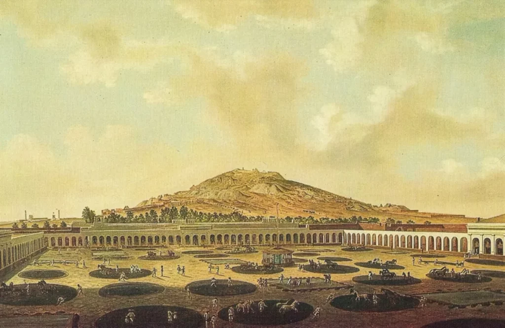 Patio de amalgamación Zacatecas (Museo Nacional de Historia, México)