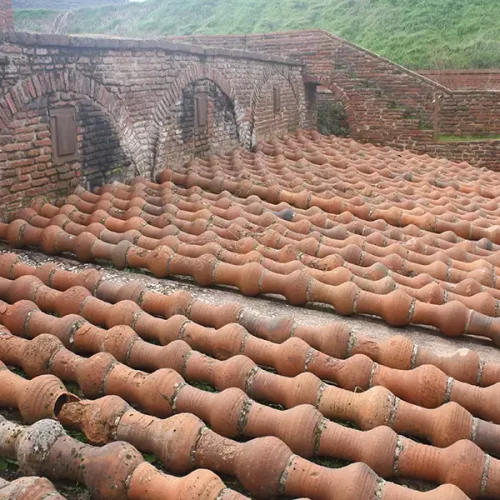Almadén. Horno de aludeles. Detalle (M. González Nieto)