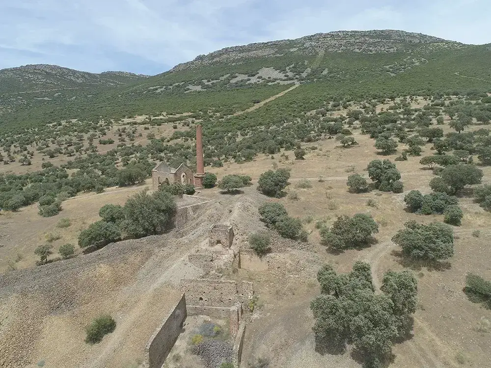 El Encinarejo. Vista aérea (M. González Nieto)