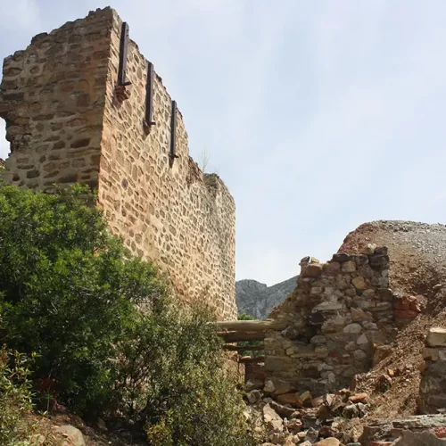 Los Pontones. Apoyos de la machacadora (M. González Nieto)
