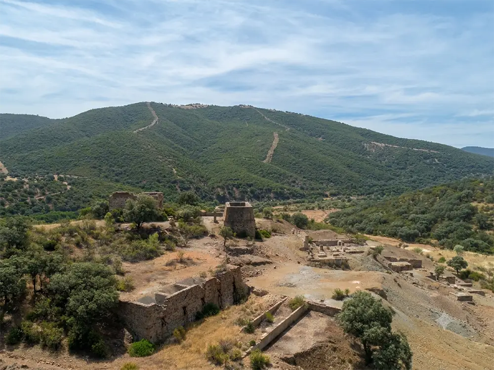 Los Pontones. Vista aérea (M. González Nieto)