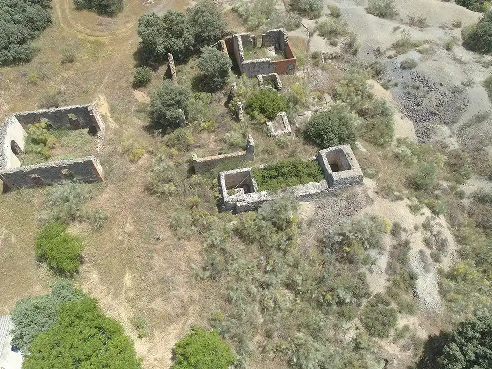 Mina de las Panaderas. Estructuras (M. González Nieto)