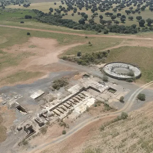 San Quintín. Zona de lavaderos y tanque de concentración (M. Gonzalez Nieto)